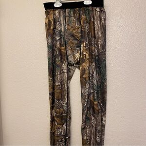Game Winner base layer long johns Hunting Gear Wick  Camo pants mens M
